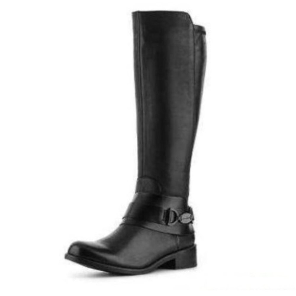 BCBG Generation Women's Riding Black  Kaster Boots
